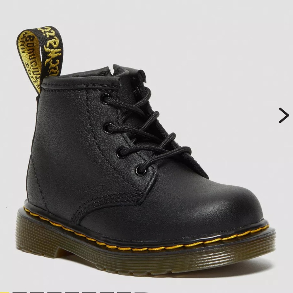 INFANT- Dr. Martens: LEATHER LACE UP BOOTS- Never worn!